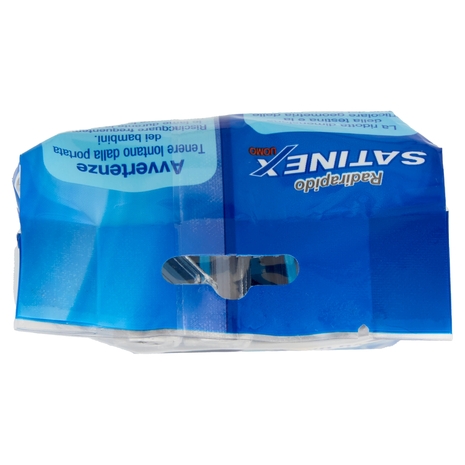 Satinex Uomo Radirapido Rasoi Bilama 10 pz